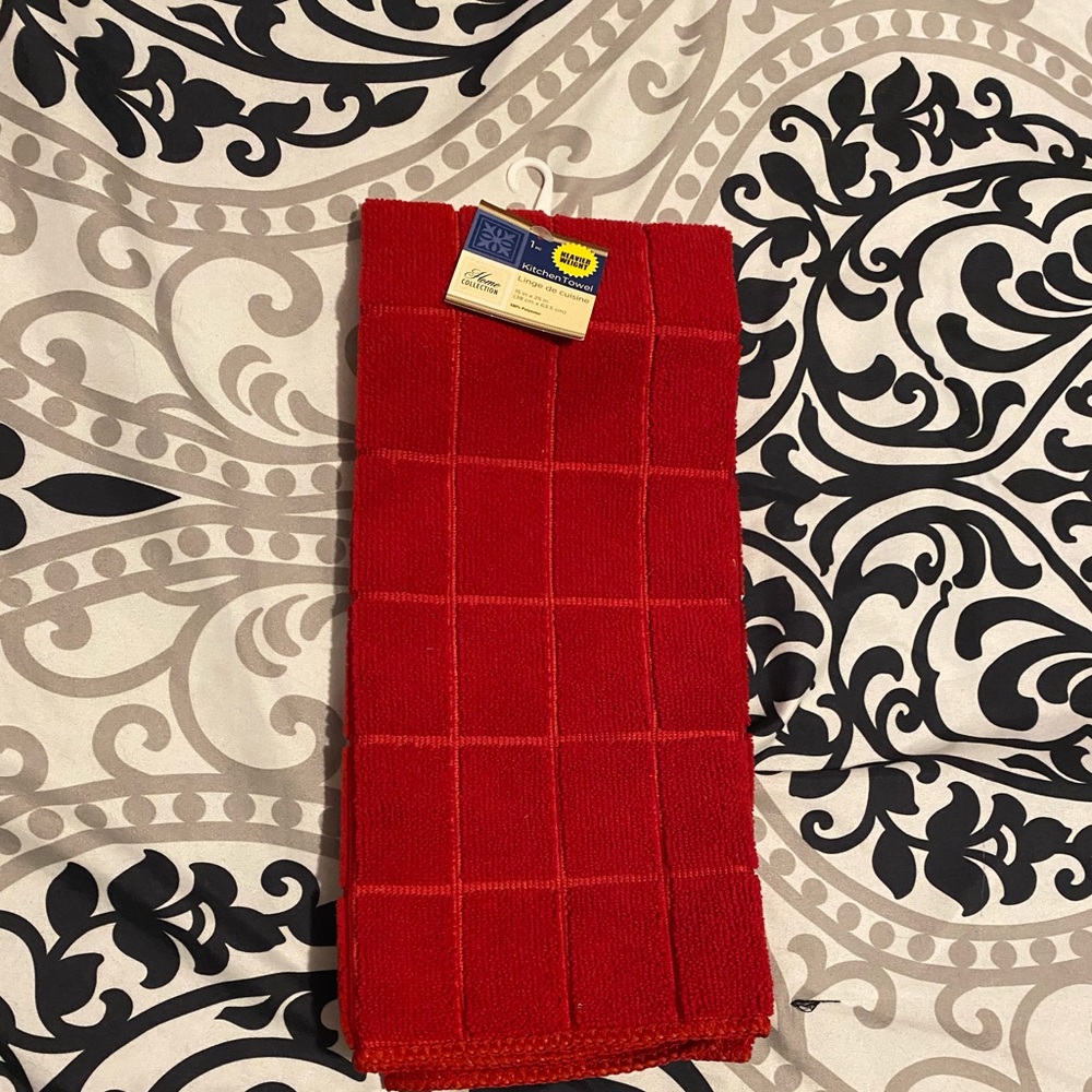 Red Hand Towel